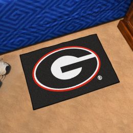 University of Georgia Black Starter  Doormat