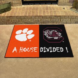 Clemson-South Carolina House Divided  Welcome Mat