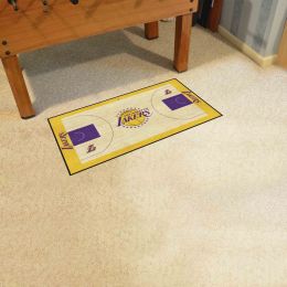 Los Angeles Lakers Basketball Court Runner Mat - 24 x 44