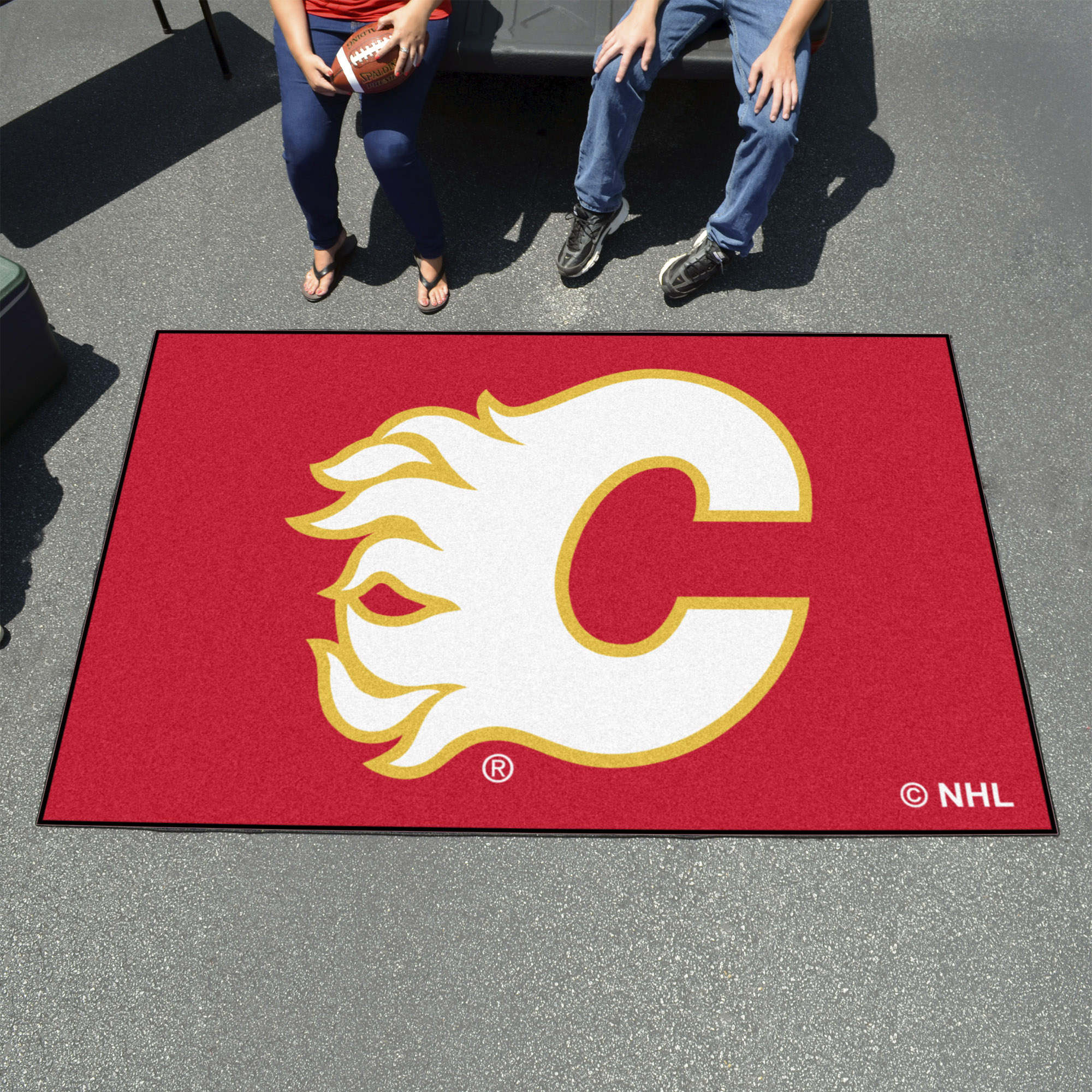 Calgary Flames Outdoor Ulti-Mat - Nylon 60 x 96