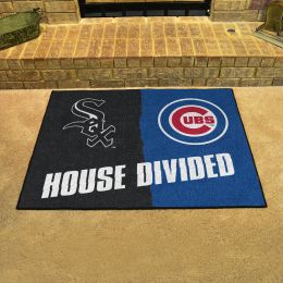 Chicago White Sox â€“ Chicago Cubs House Divided Mat