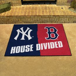 New York Yankees â€“ Boston Red Sox House Divided Mat