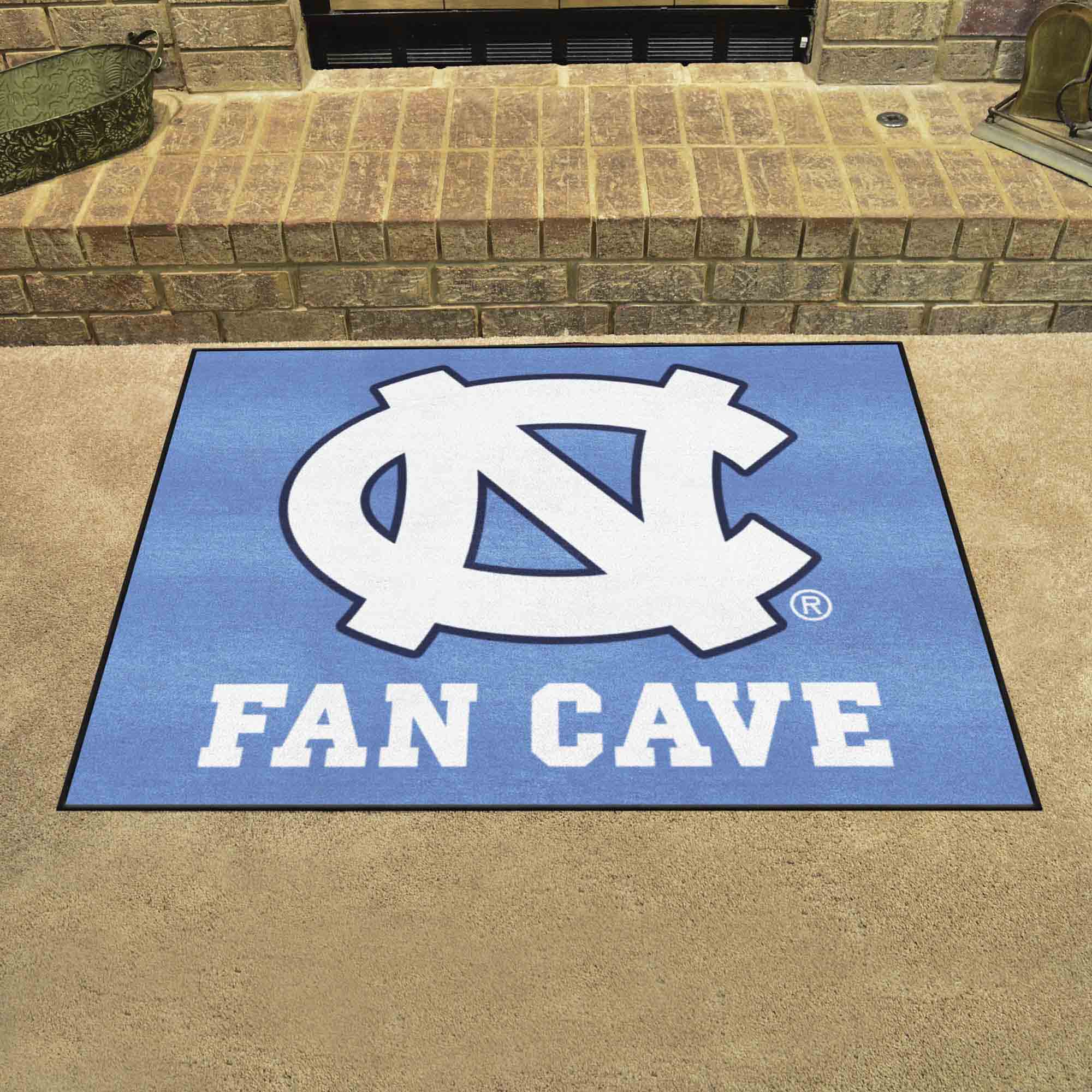 North Carolina Tar Heels Fan Cave All-Star Mat - 34 x 44.5