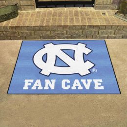North Carolina Tar Heels Fan Cave All-Star Mat - 34 x 44.5