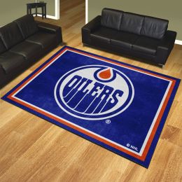 Edmonton Oilers 1/4" Plush Area Rug â€“ Nylon 8â€™ x 10â€™