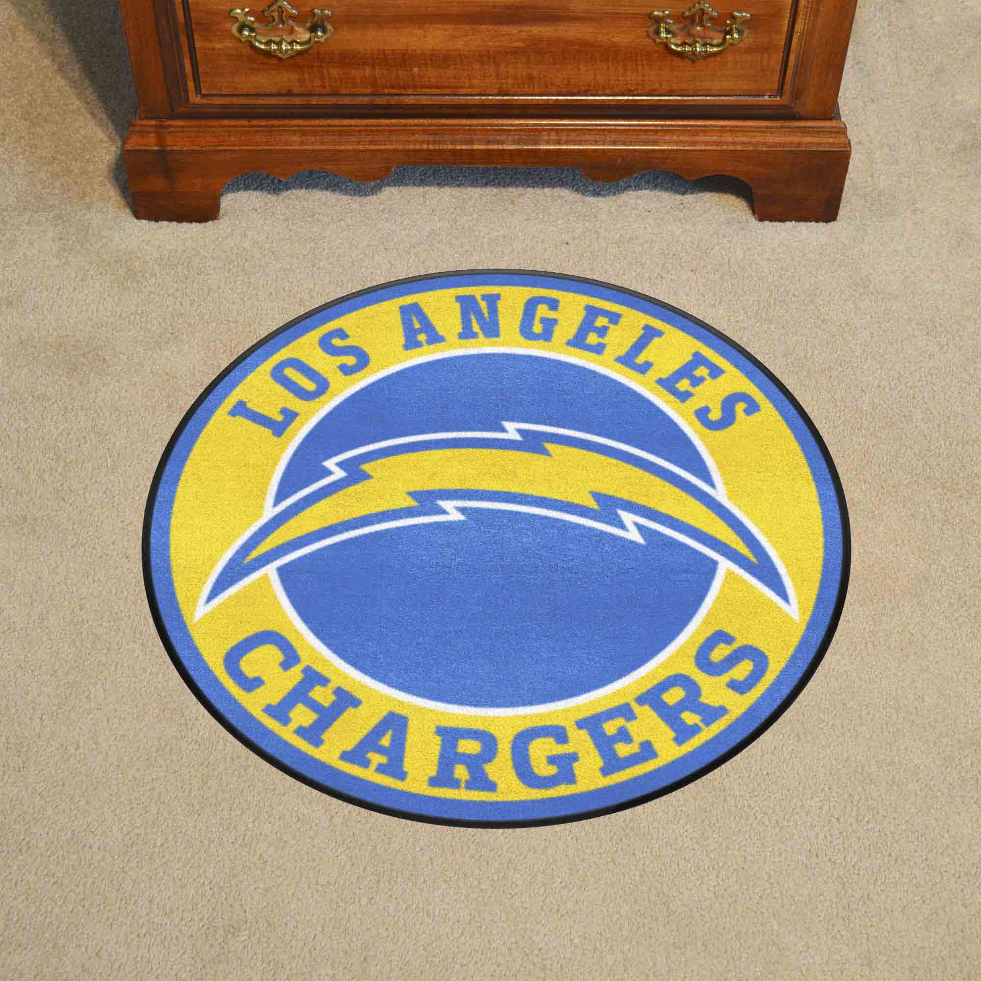 Los Angeles Chargers Logo Roundel Mat - 27"