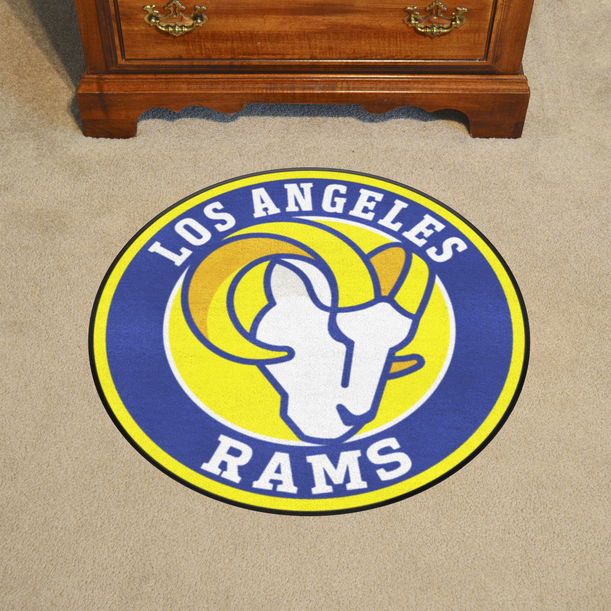 Los Angeles Rams Logo Roundel Mat - 27"