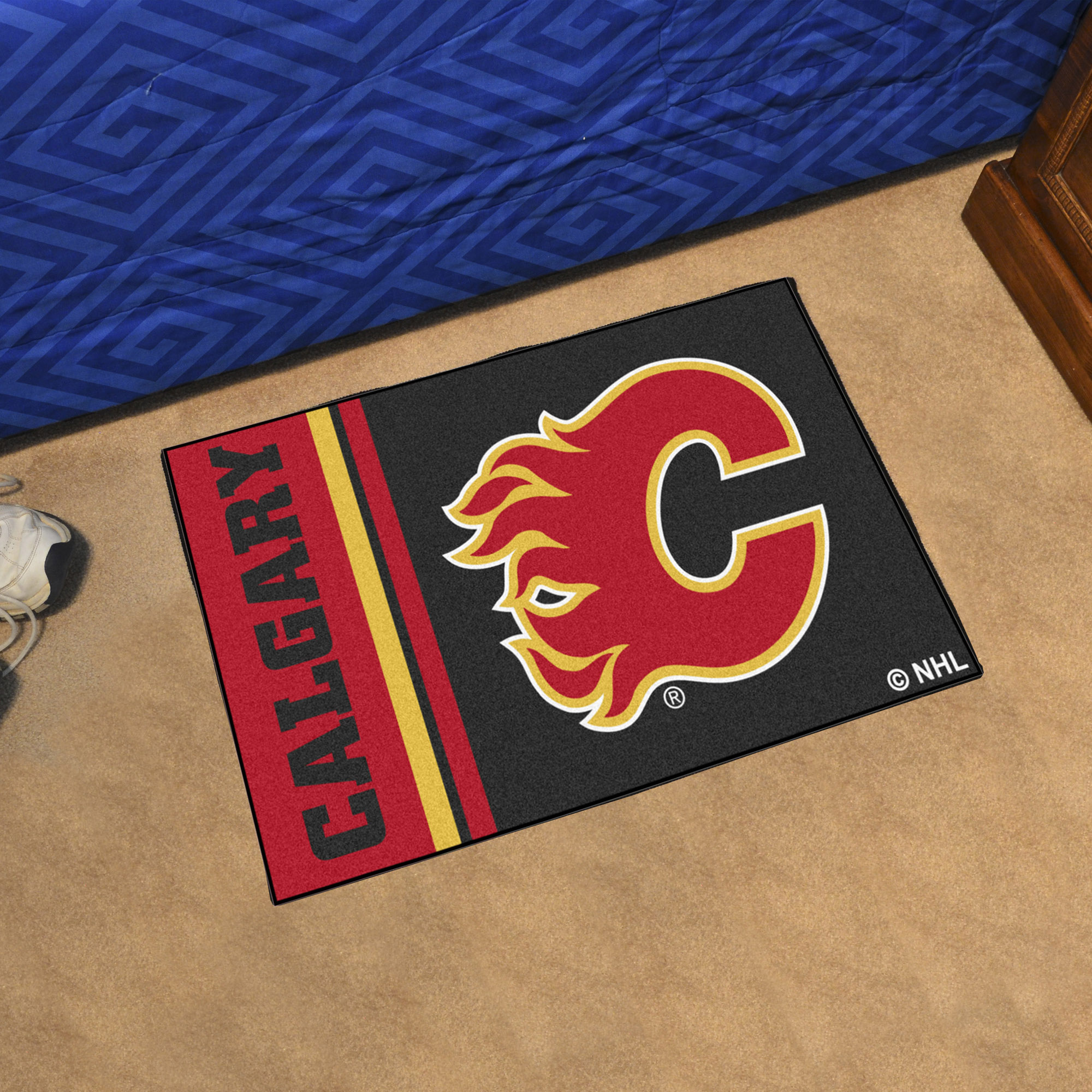 Flames Logo Inspired Starter Doormat - 19â€ x 30â€