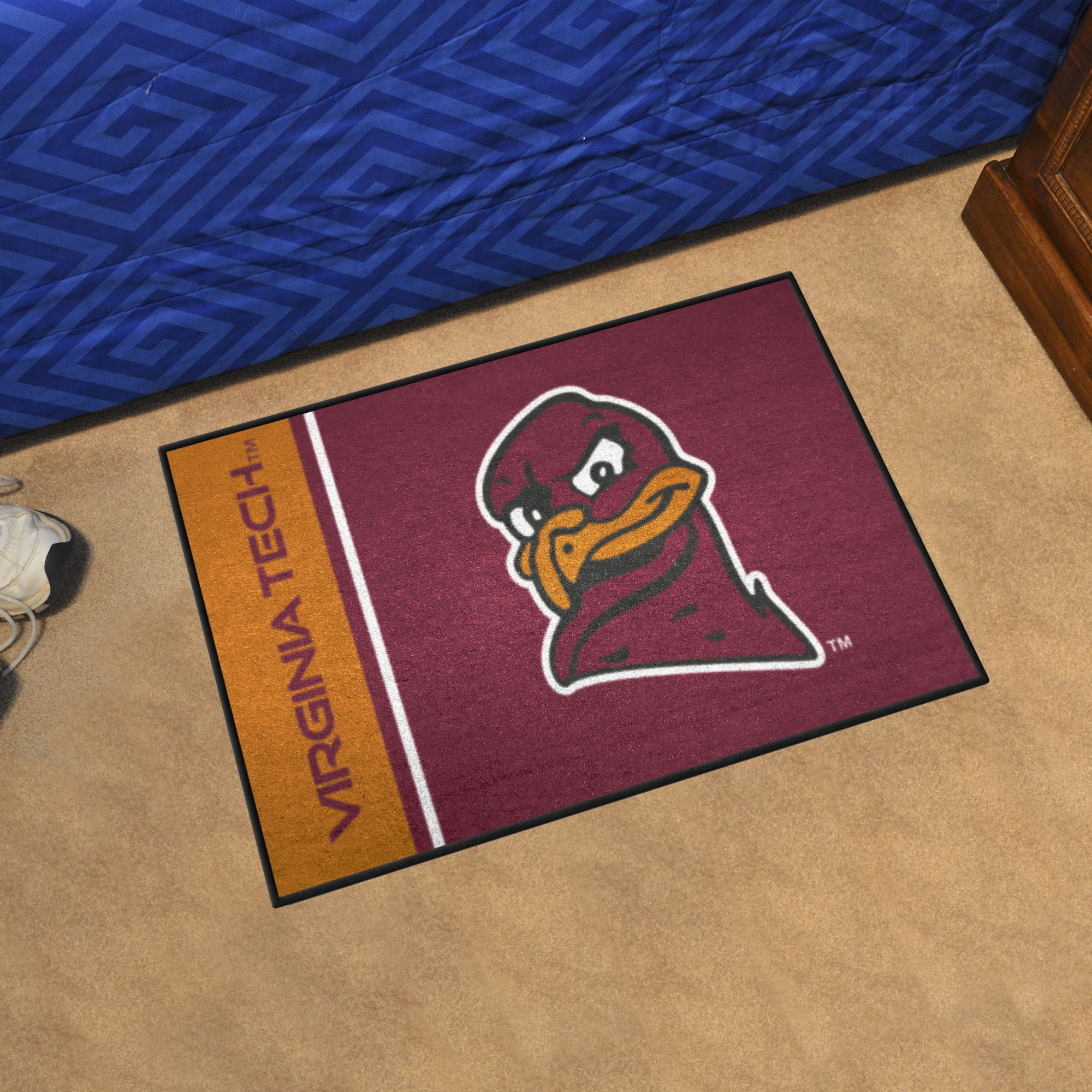 Virginia Tech University Mascot Starter Doormat - 19x30