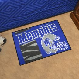 University of Memphis Helmet Starter Doormat - 19 x 30