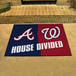 Atlanta Braves â€“ Washington Nationals House Divided Mat