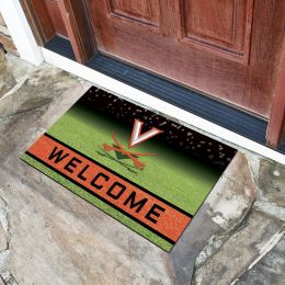 Virginia Cavaliers Flocked Rubber Doormat - 18 x 30