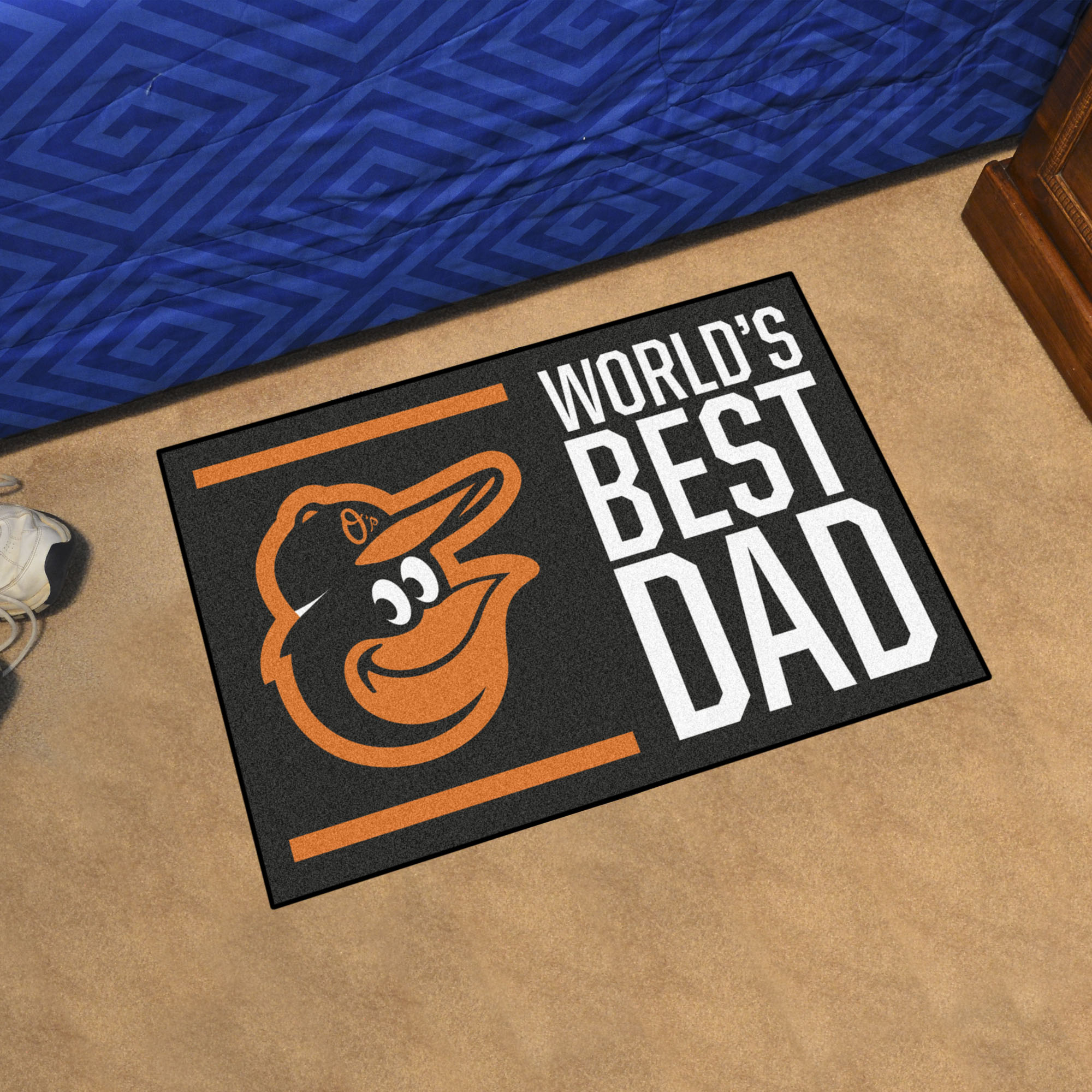Baltimore Orioles Orioles World's Best Dad Starter Doormat - 19x30