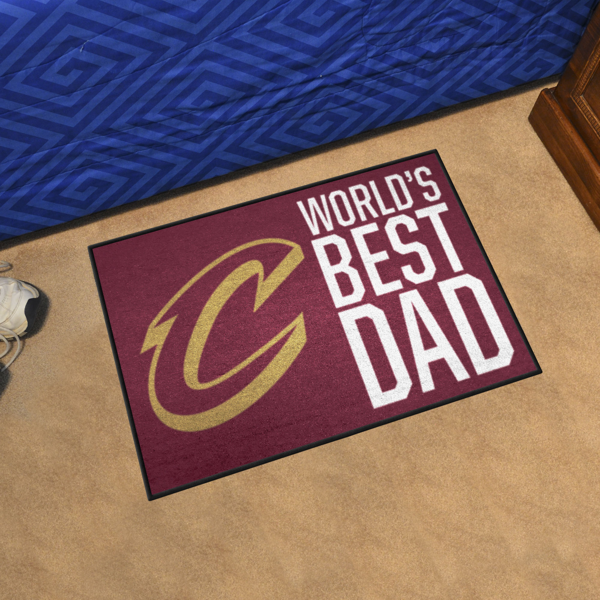 Cleveland Cavaliers World's Best Dad Starter Doormat - 19 x 30