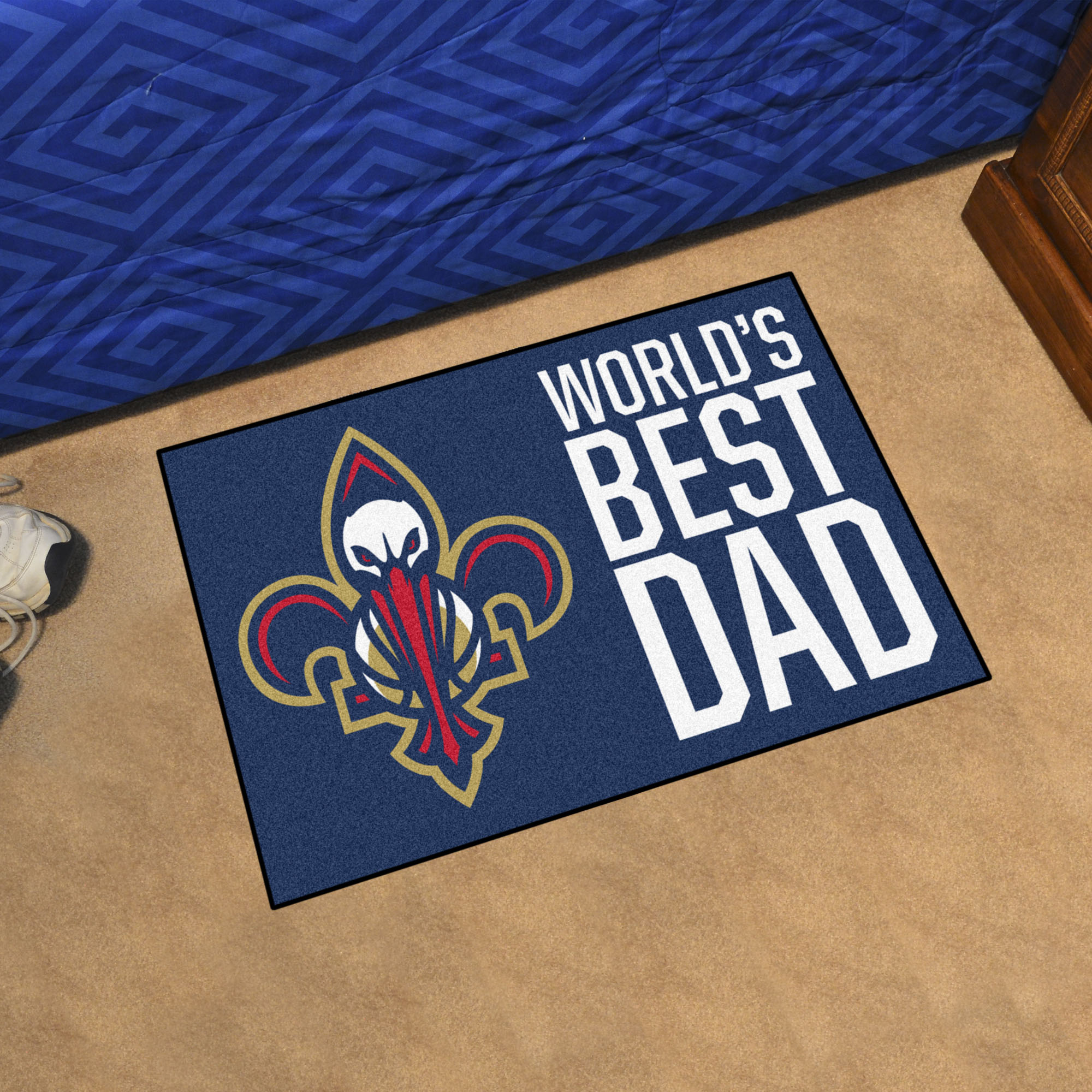 New Orleans Pelicans Pelicans World's Best Dad Starter Doormat - 19x30