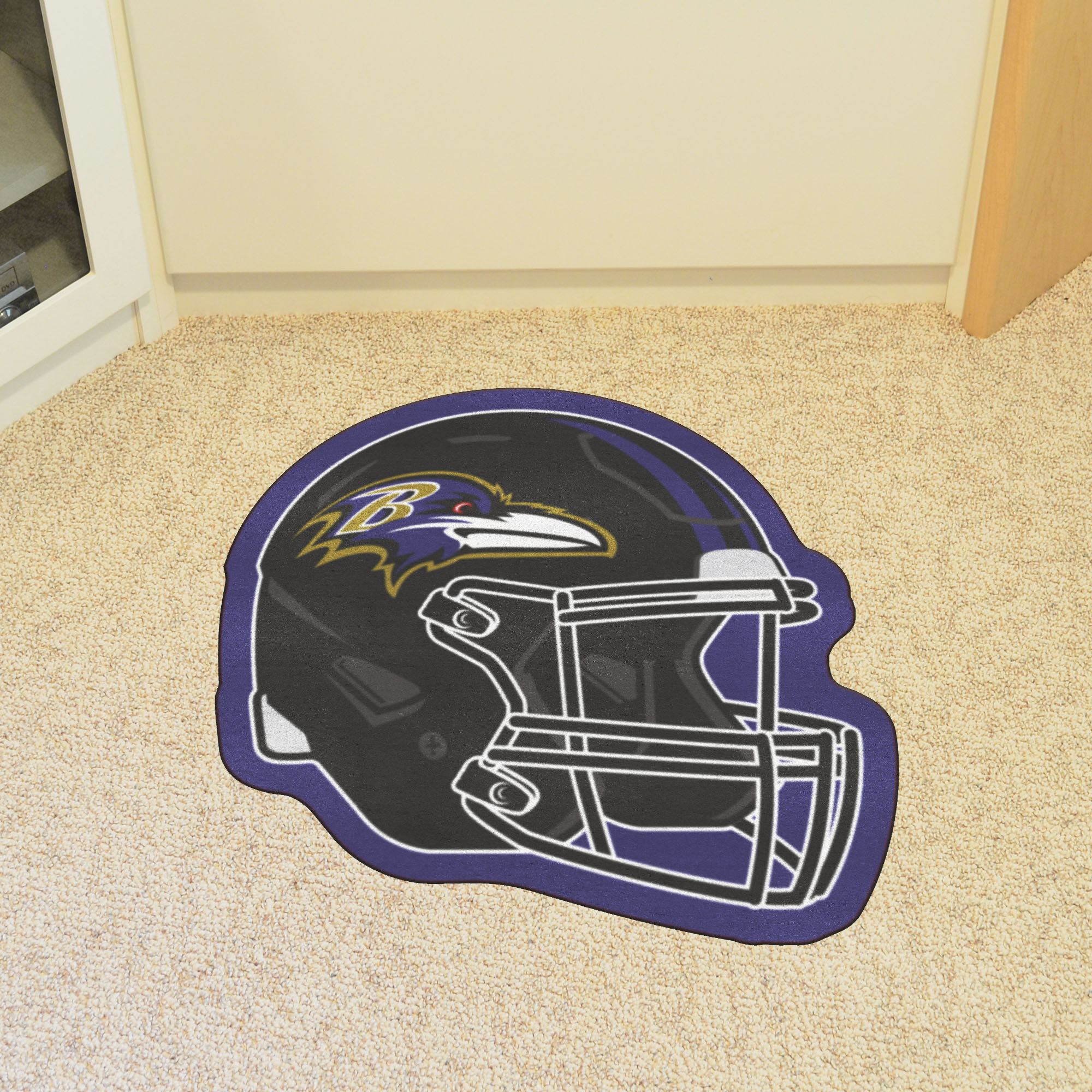 Baltimore Ravens Mascot Mat - Helmet