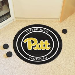 Pitt Panthers Hockey Puck Shaped Area Rug
