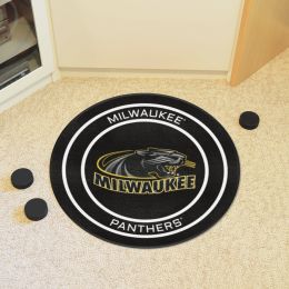 Wisconsin-Milwaukee Panthers Hockey Puck Shaped Area Rug