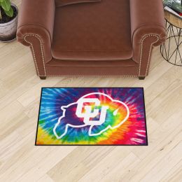 Colorado Buffaloes Tie Dye Starter Doormat - 19 x 30