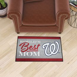Washington Nationals World's Best Mom Starter Doormat - 19 x 30