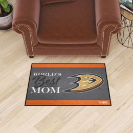 Anaheim Ducks World's Best Mom Starter Doormat - 19 x 30