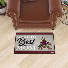 Arizona Coyotes World's Best Mom Starter Doormat - 19 x 30