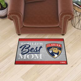 Florida Panthers World's Best Mom Starter Doormat - 19 x 30