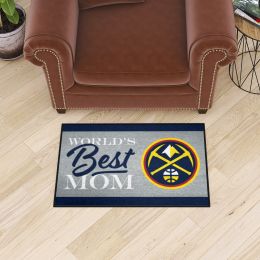 Denver Nuggets World's Best Mom Starter Doormat - 19 x 30