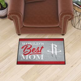 Houston Rockets World's Best Mom Starter Doormat - 19 x 30