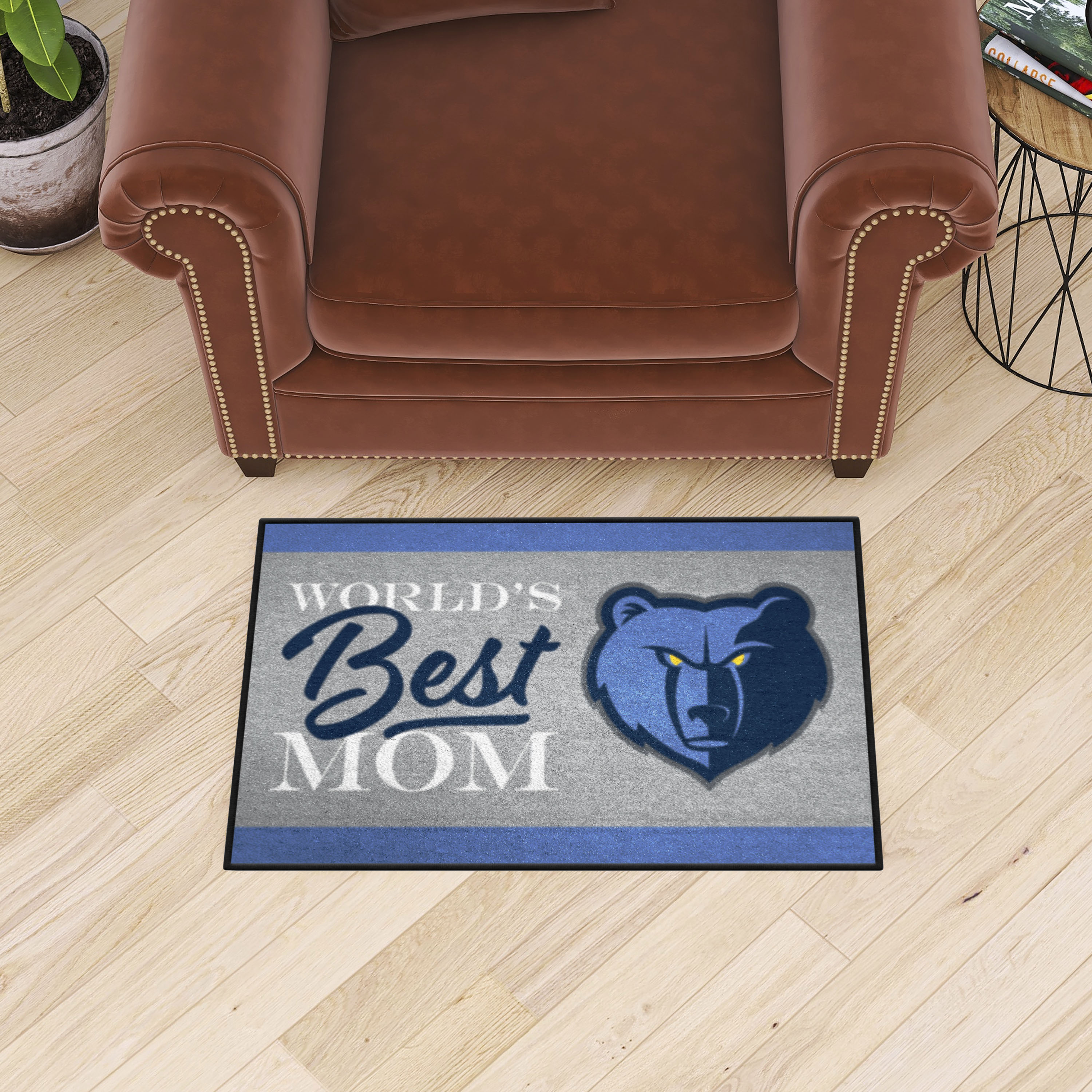 Memphis Grizzlies World's Best Mom Starter Doormat - 19 x 30