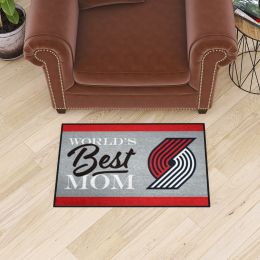 Portland Trail Blazers World's Best Mom Starter Doormat - 19 x 30