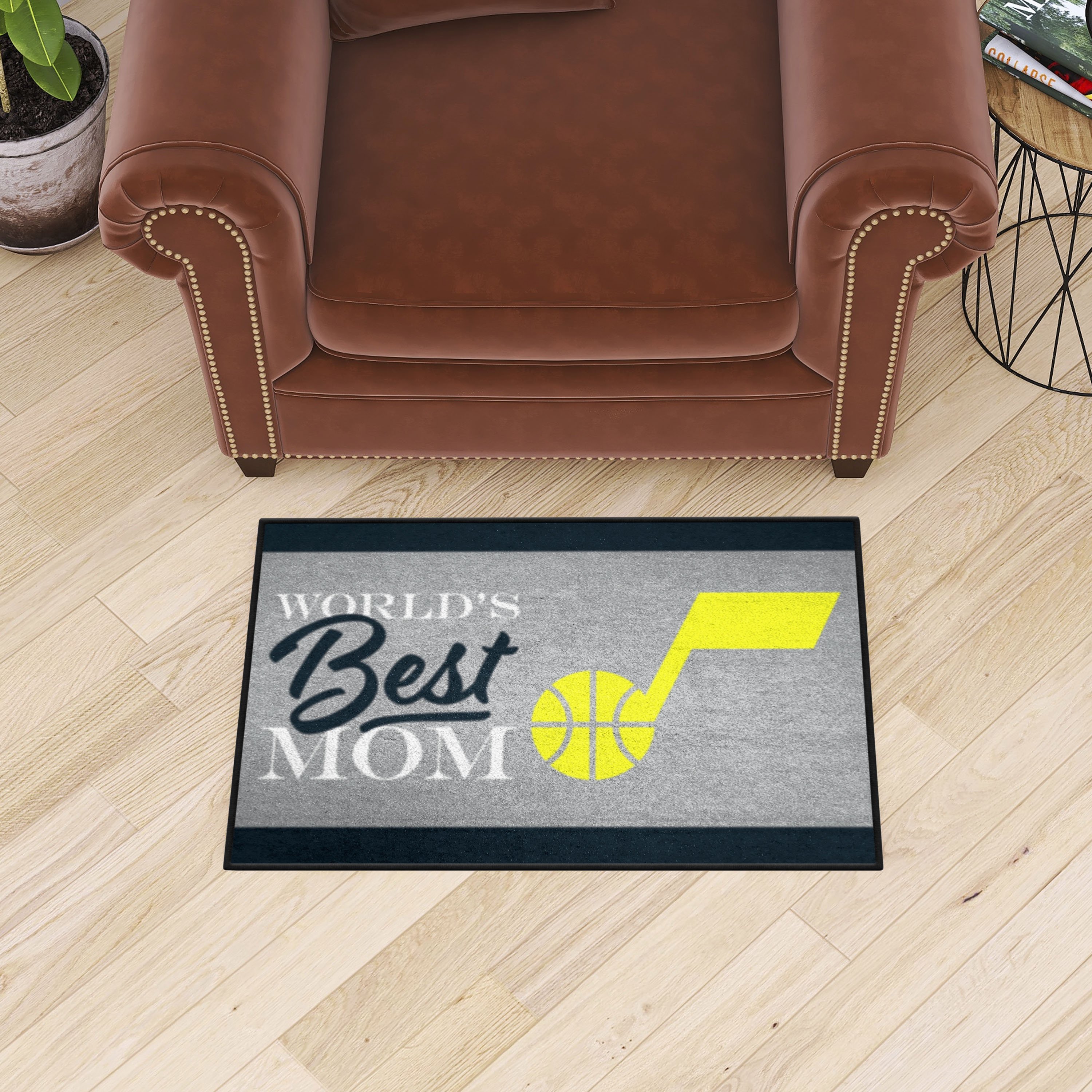 Utah Jazz World's Best Mom Starter Doormat - 19 x 30