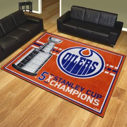 Edmonton Oilers Area Rug - 8' x 10' Nylon