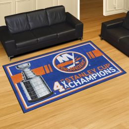 New York Islanders Area Rug - 5' x 8' Nylon