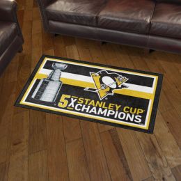 Pittsburgh Penguins Area Rug - Dynasty 3' x 5' Nylon