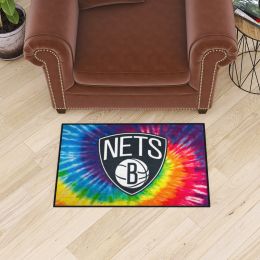 Brooklyn Nets Tie Dye Starter Mat - 19 x 30