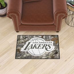 Los Angeles Lakers Camo Starter Mat - 19 x 30