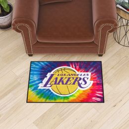 Los Angeles Lakers Tie Dye Starter Mat - 19 x 30