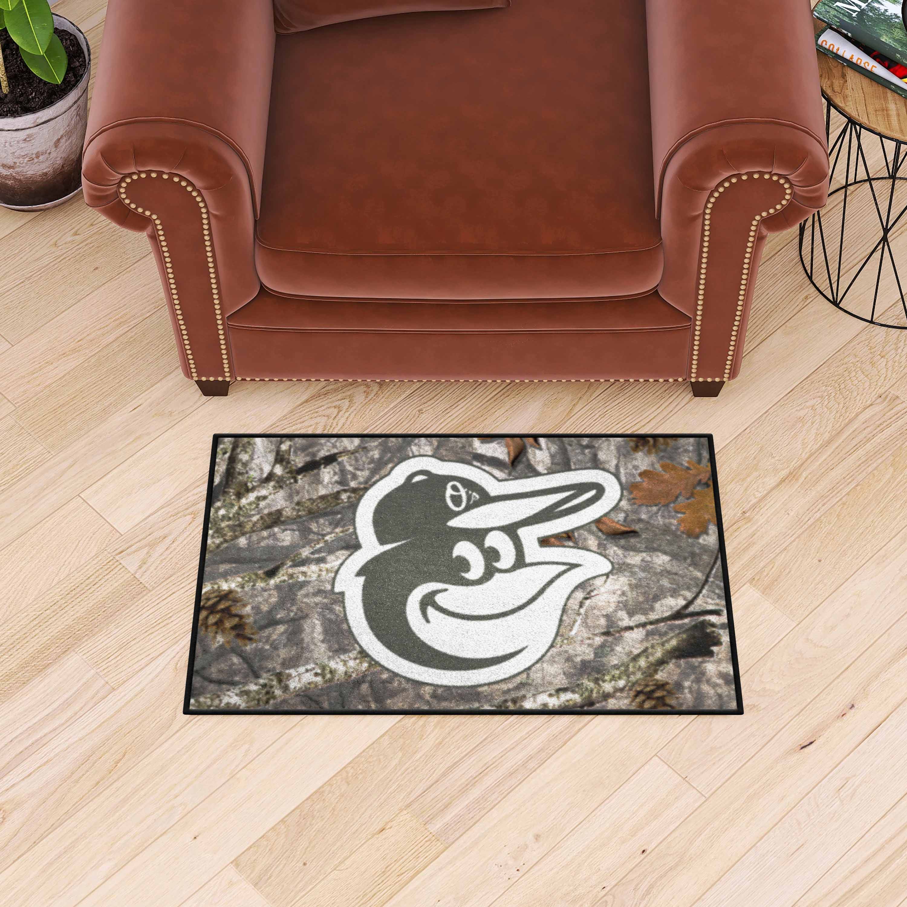 Baltimore Orioles Camo Starter Doormat - 19 x 30