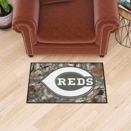Cincinnati Reds Camo Starter Doormat - 19 x 30