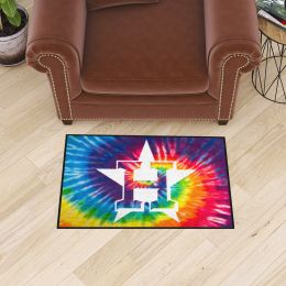 Houston Astros Tie Dye Starter Doormat - 19 x 30