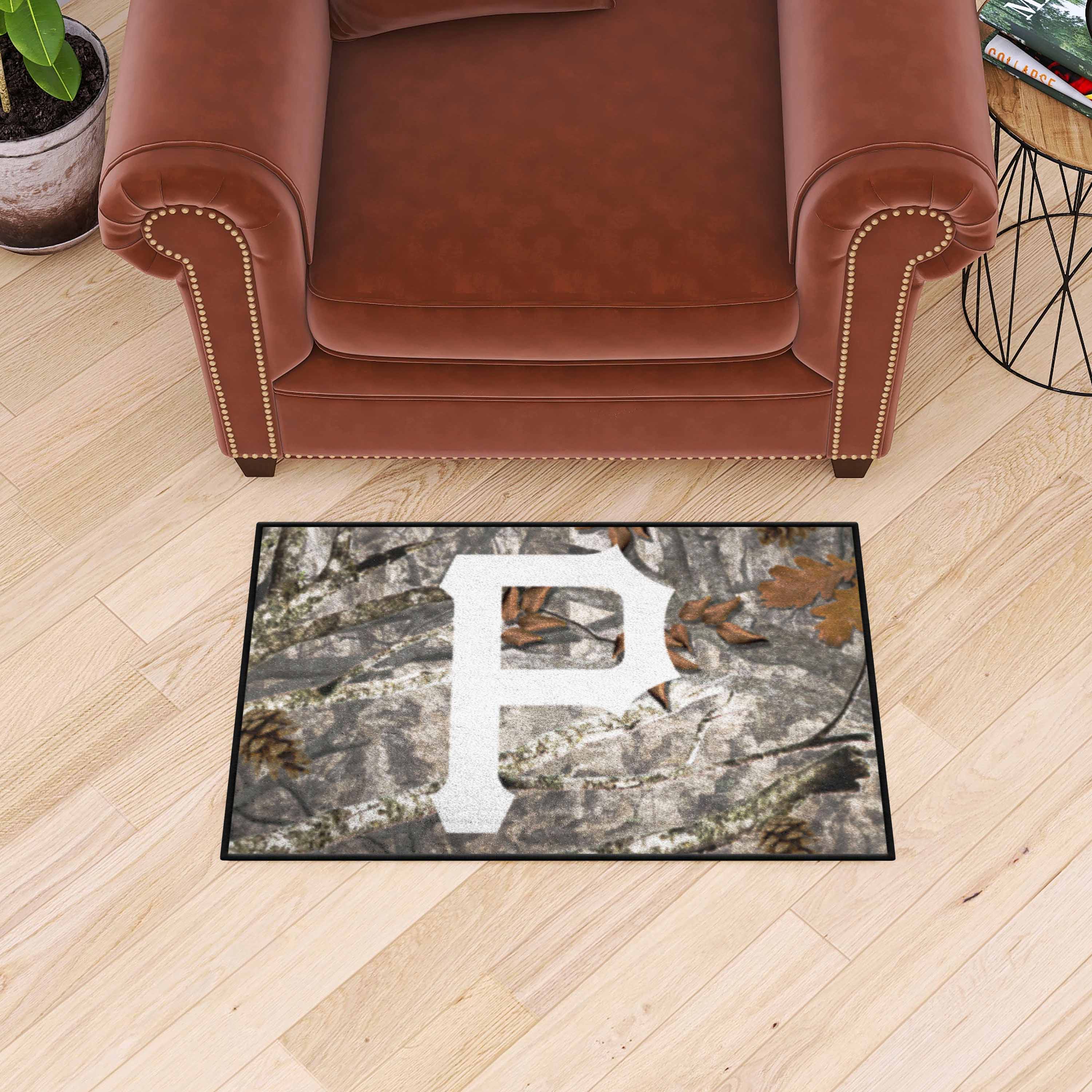 Pittsburgh Pirates Camo Starter Doormat - 19 x 30