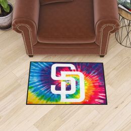 San Diego Padres Tie Dye Starter Doormat - 19 x 30