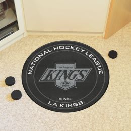 Los Angeles Kings Retro Logo Hockey Puck Shaped Area Rug