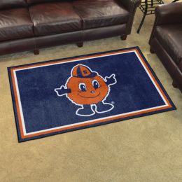 Syracuse Orange Area Rug - 4' x 6' Mascot Nylon