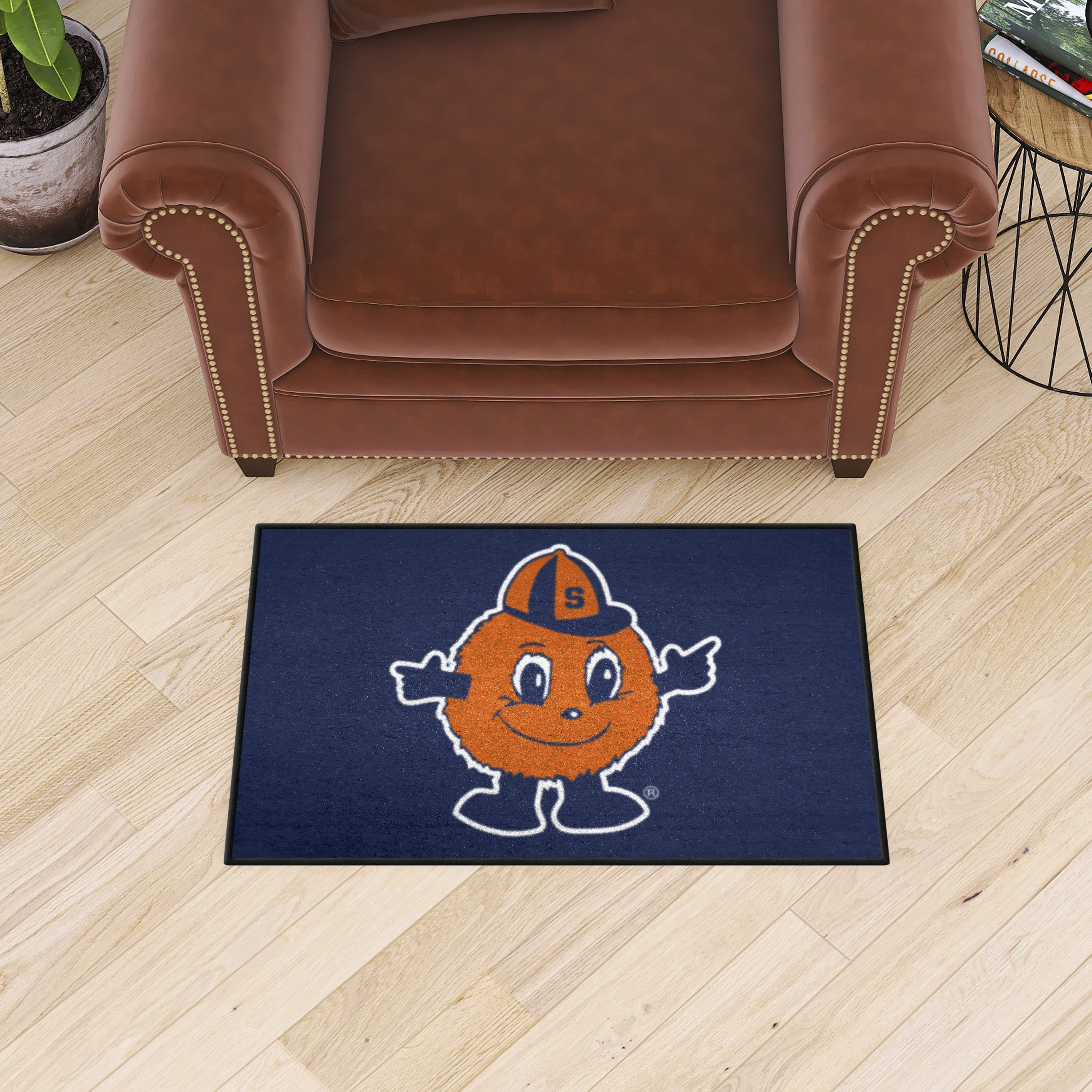 Syracuse Orange Mascot Starter Mat - 19 x 30