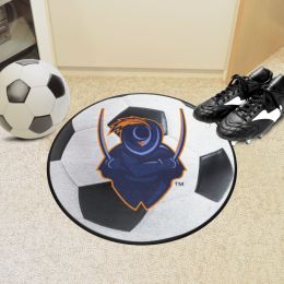 Virginia Cavaliers Logo Soccer Ball Shaped Area Rug