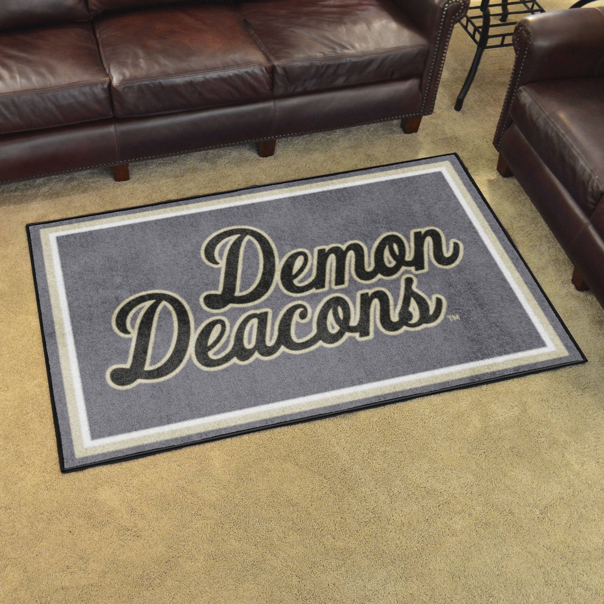 Wake Forest Demon Deacons Area Rug - 4' x 6' Mascot Nylon