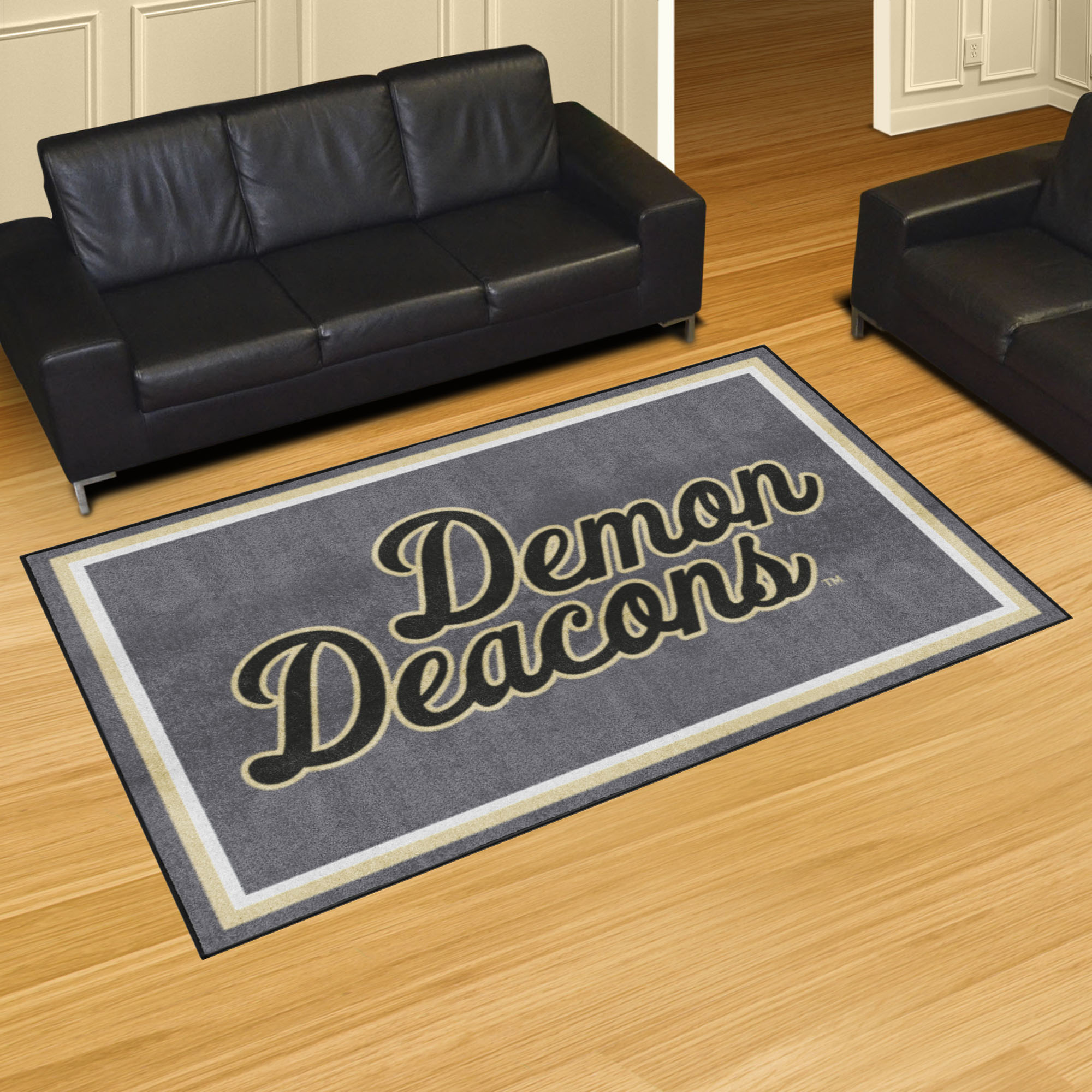 Wake Forest Demon Deacons Area Rug - 5' x 8' Nylon