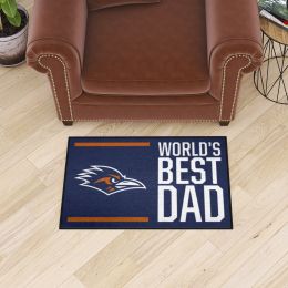 UTSA Roadrunners World's Best Dad Starter Doormat - 19 x 30